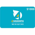4 Seasons Home & Leisure $1000 NZD Physical Gift Card (Express Delivery)