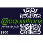 Acquisitions $200 NZD Physical Gift Card (Express Delivery)