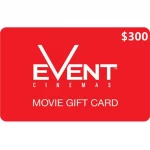 EVENT Cinemas $300 NZD Physical Gift Card (Express Delivery)