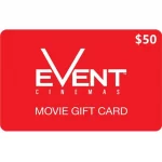EVENT Cinemas $50 NZD Physical Gift Card (Express Delivery)
