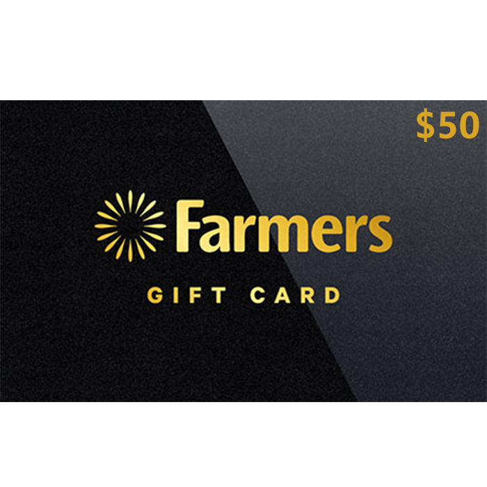 Farmers $50 NZD Digital Gift Cards (Email Delivery)