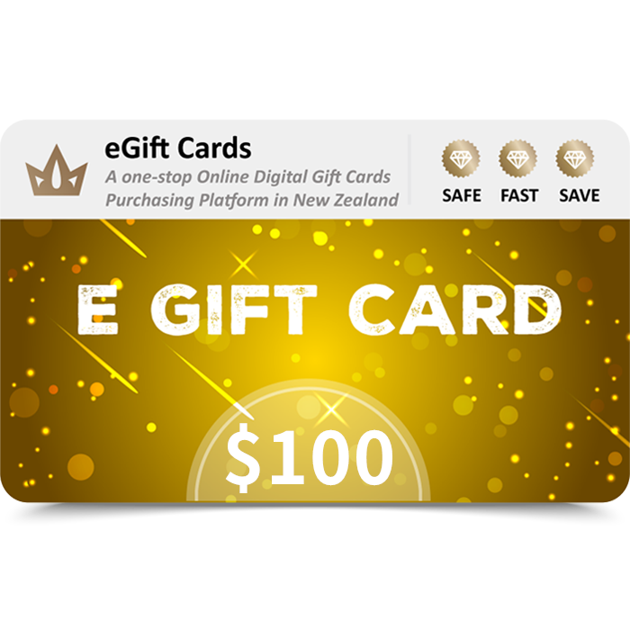eGift Cards $100 NZD E Gift Card (Email Delivery)
