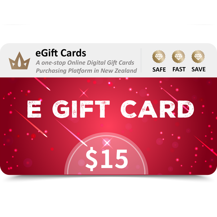 eGift Cards $15 NZD E Gift Card (Email Delivery)