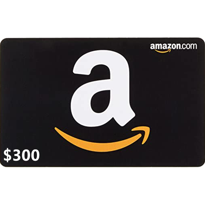 Amazon $300 USD Digital Gift Card/Voucher (Email Delivery)