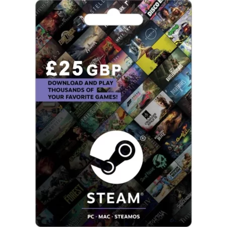 Steam £25 GBP (UK) Digital Gift Card (Email Delivery)