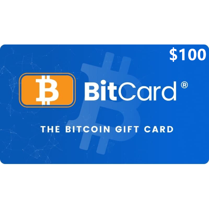 BitCard $100 USD (US) Digital Gift Card (Email Delivery)