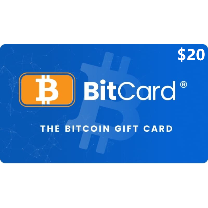 BitCard $20 USD (US) Digital Gift Card (Email Delivery)