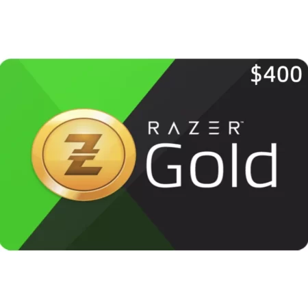 Razer Gold Global $400 USD Gift Card (Email Delivery)