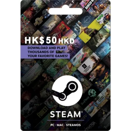 Steam HK$50 HKD Digital Gift Card (Email Delivery)
